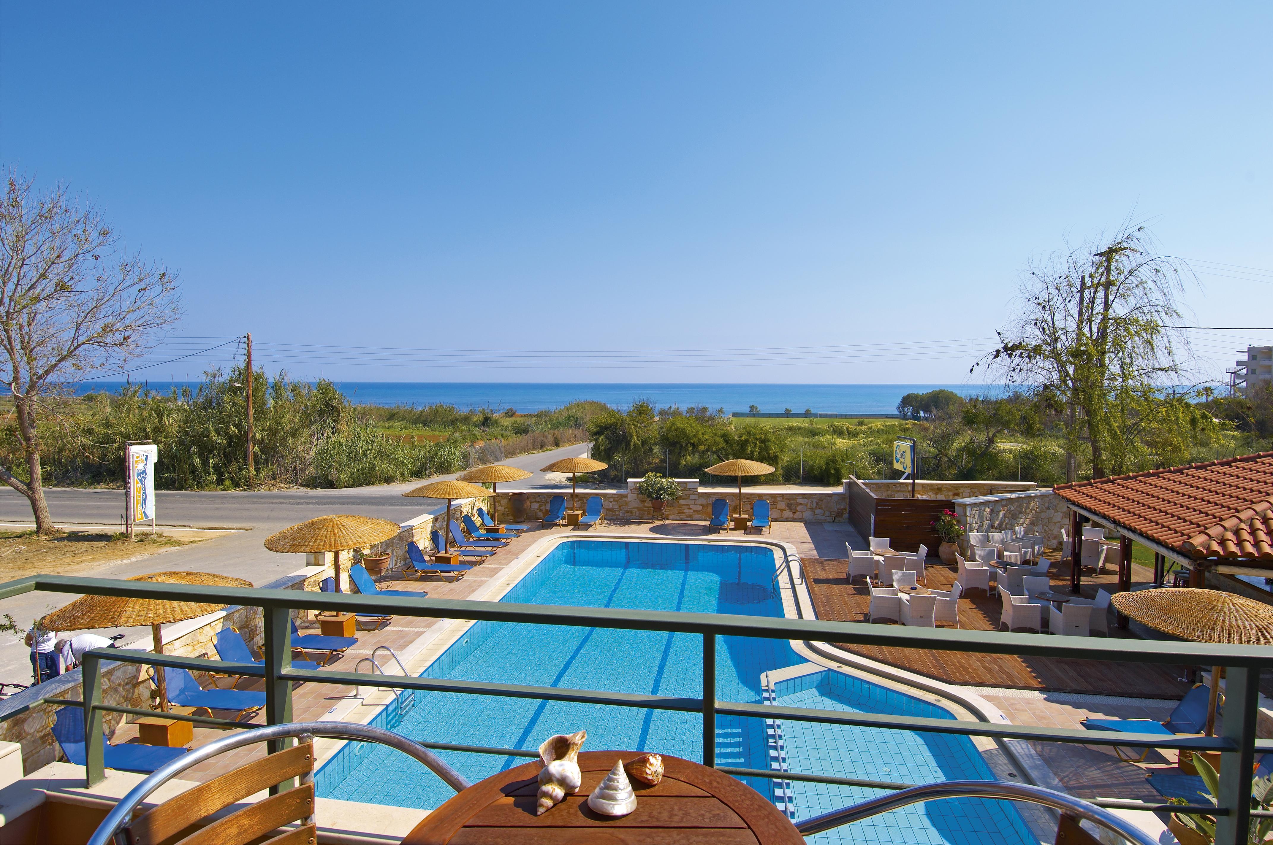Mistral Hotel - Singles Only Maleme Exterior foto